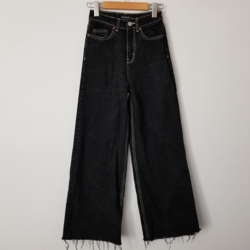 FRANK & OAK Nina Wide Leg Jean Size 24